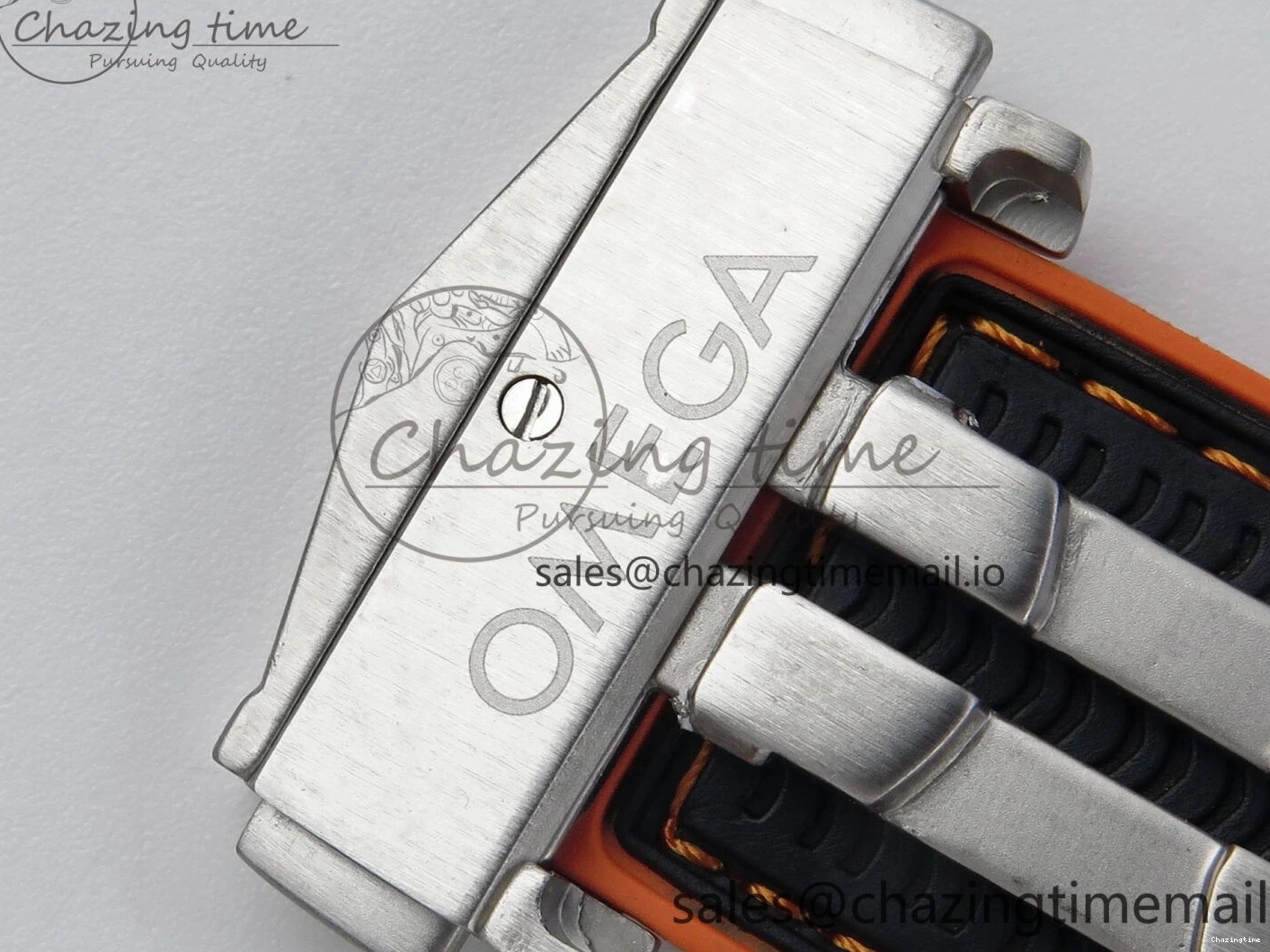 0112 Planet Ocean Master Chronometer 600M 45.5mm SS SCF 1:1 Best Edition Black Orange Bezel Black Dial on Black Rubber Strap A9900 Super Clone ModernLook 7667